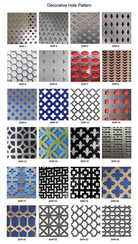 decorative metal sheets with holes